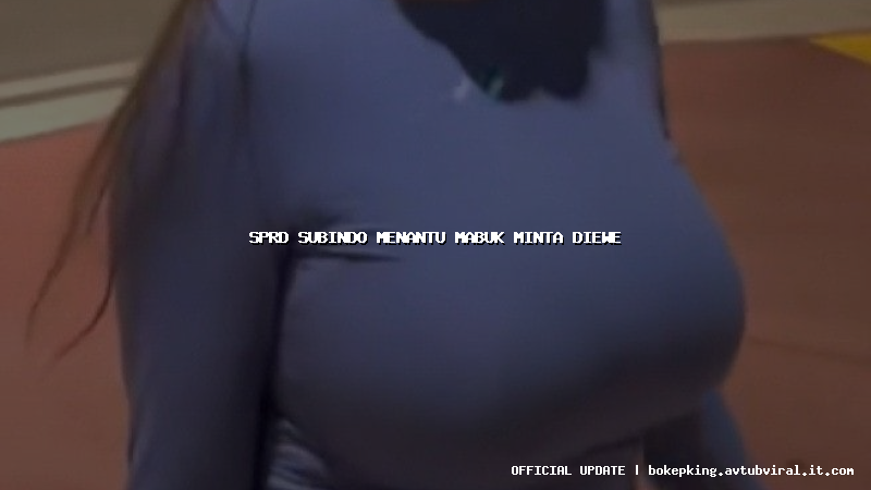 sprd subindo menantu mabuk minta diewe